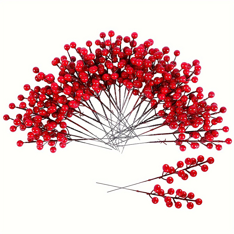 5/10/20Pcs Artificial Red Berr - огляд і ціна Florist Supply Bulk