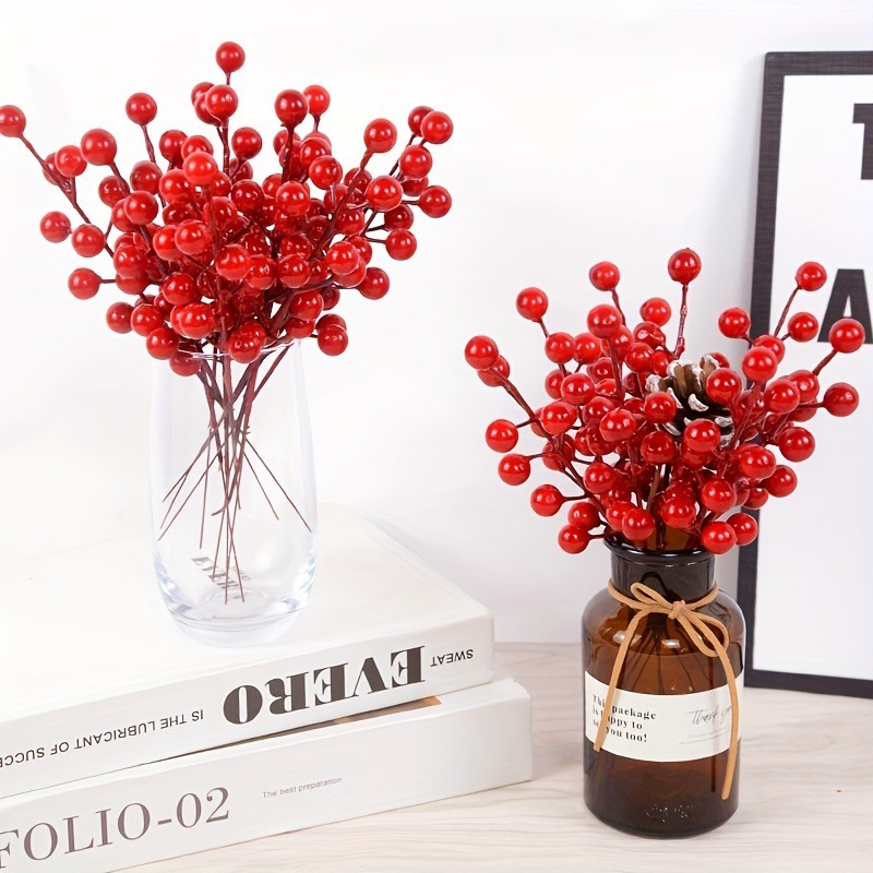 5/10/20Pcs Artificial Red Berr - огляд і ціна Florist Supply Bulk