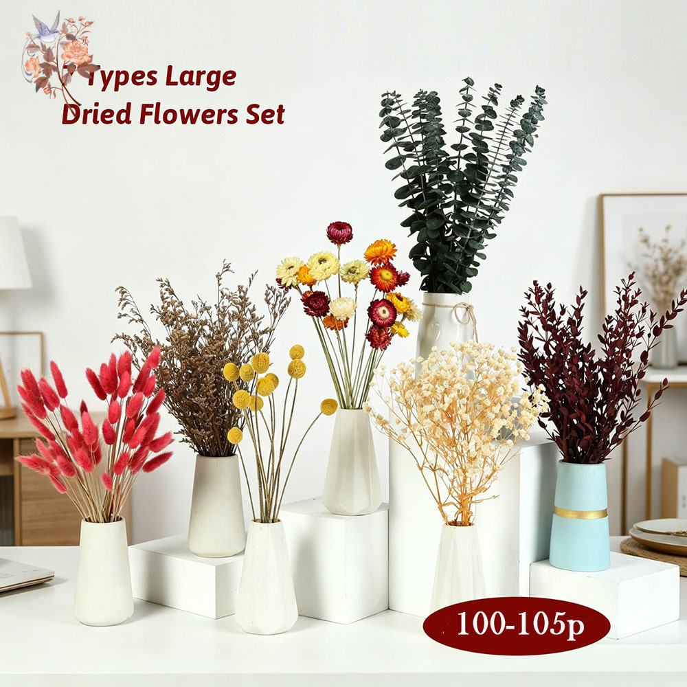 Dried Flowers Bulk Set 7 Kinds - огляд і ціна Florist Flower Supply