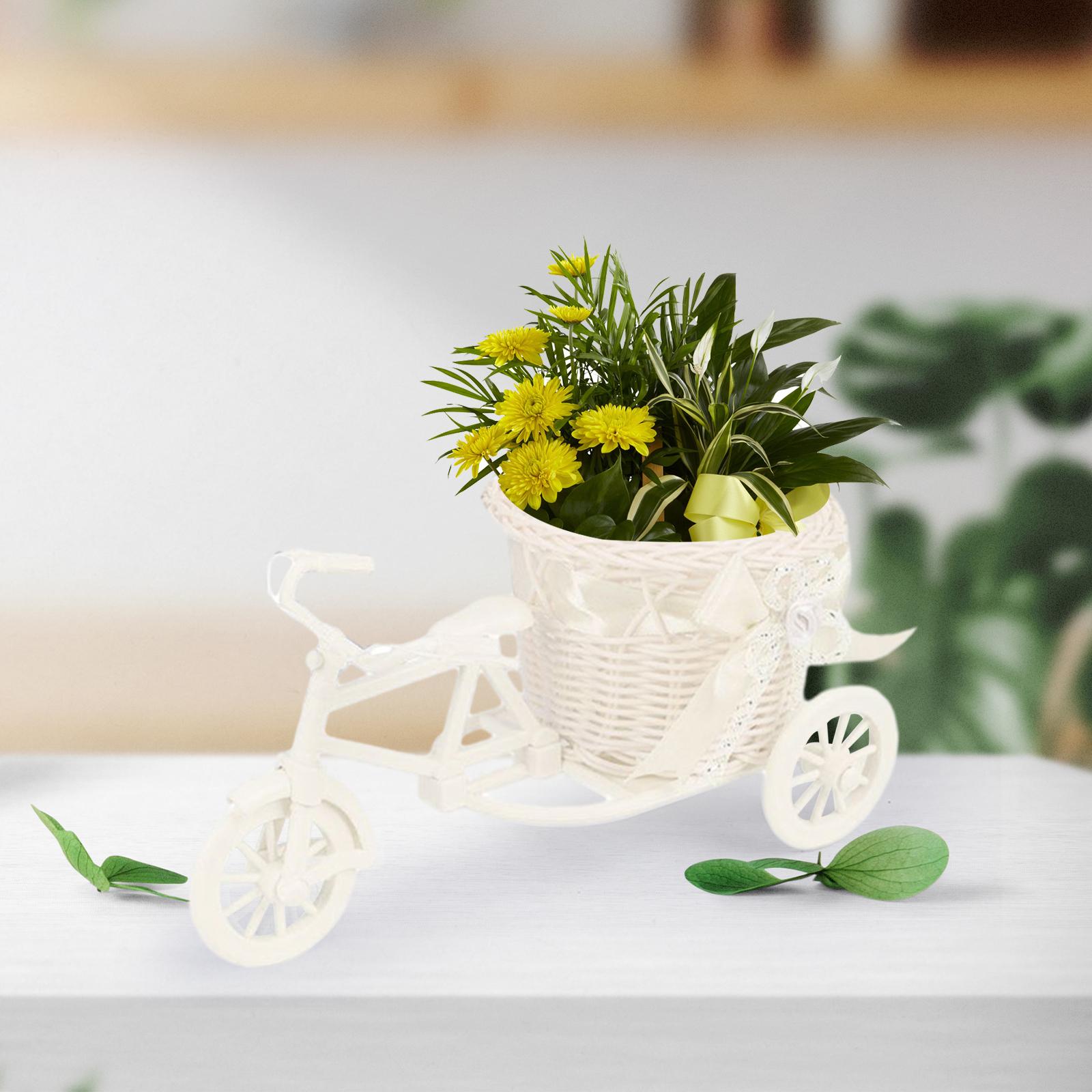 Bicycle Artificial Flower Bask - огляд і ціна Florist Supply Vases