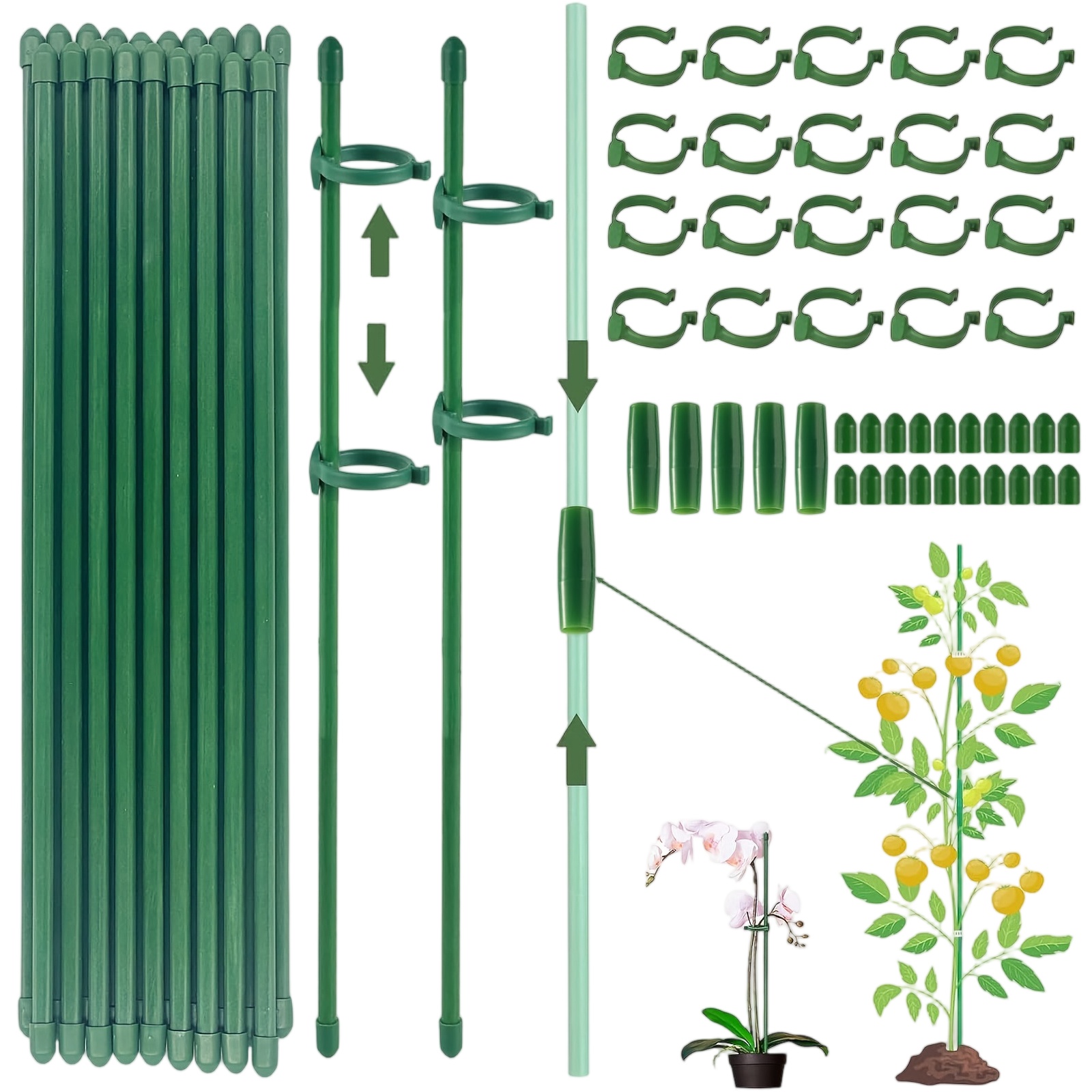 Plant Supports Rod Single Stem - огляд і ціна Florist Supply Bulk