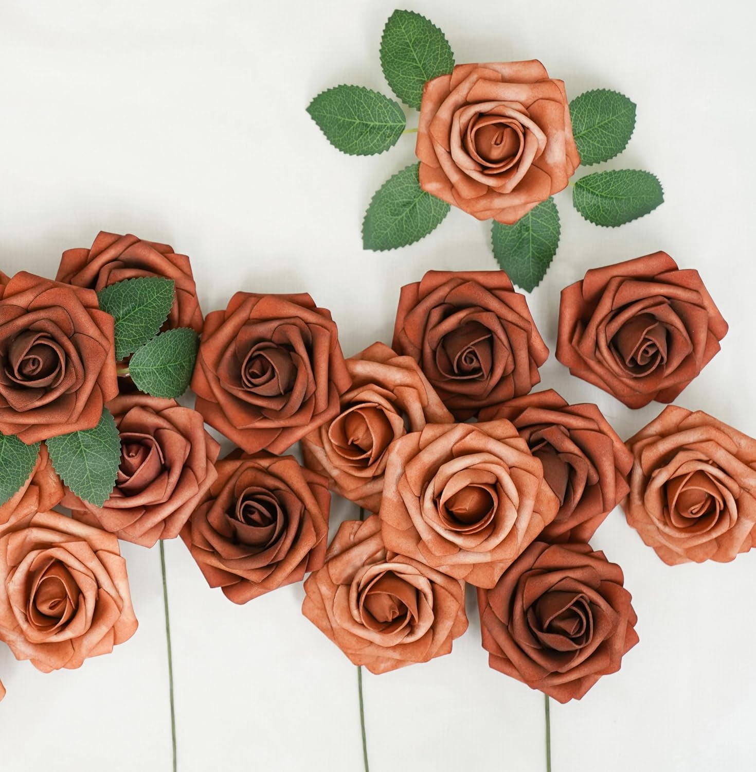 25pcs Artificial Rose for DIY  - огляд і ціна Florist Supply Bulk