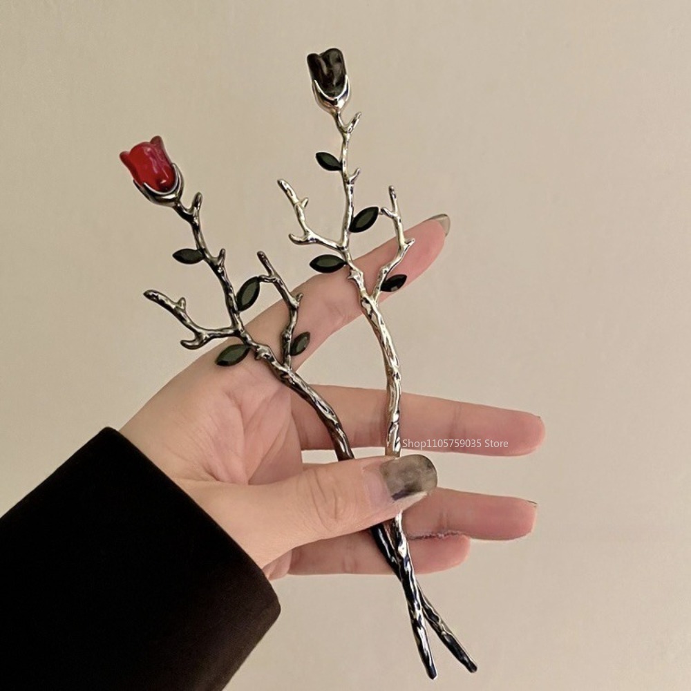 Vintage Metal Red Rose Flower  - огляд і ціна Supply Florist