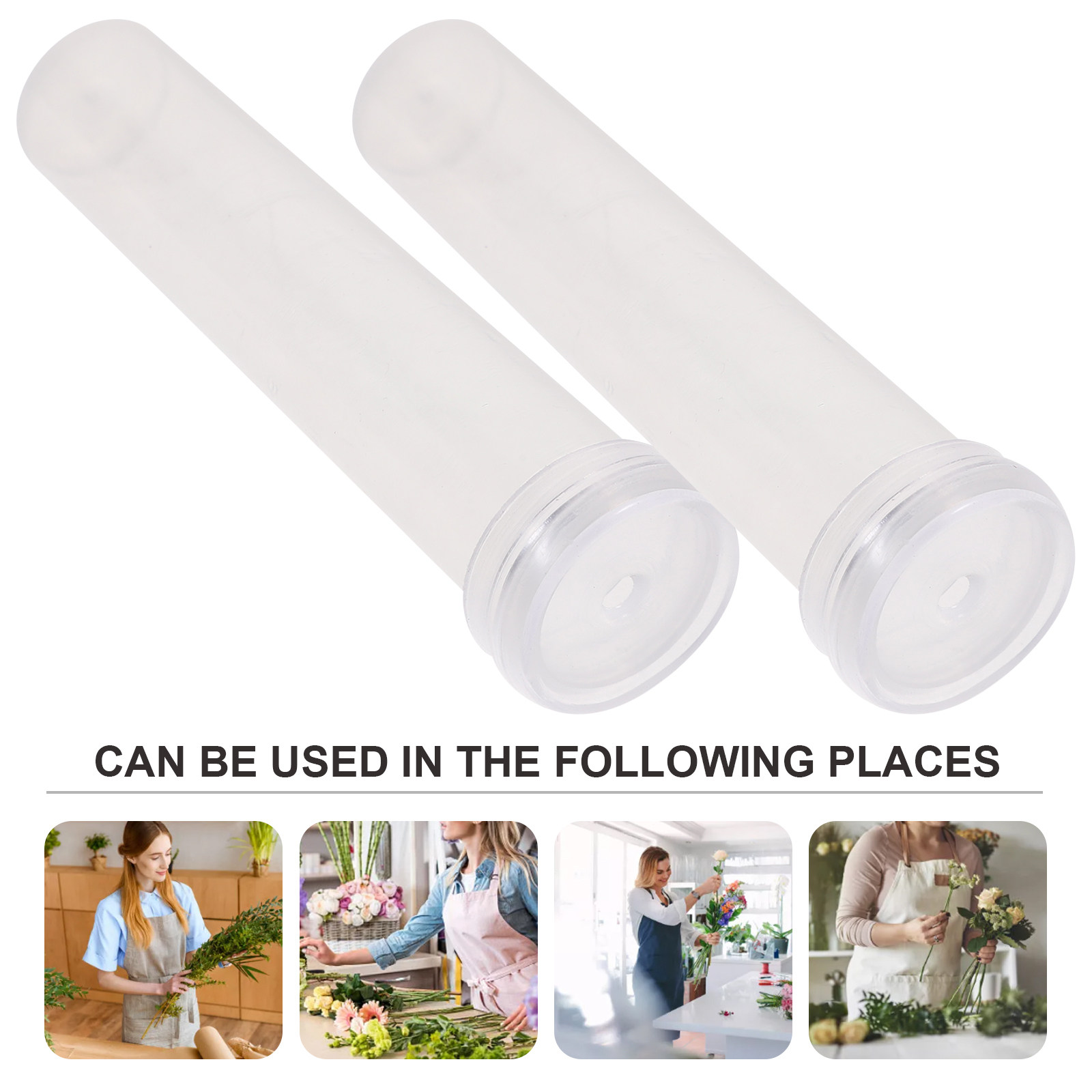 100Pcs Plastic Flower Water Tu - огляд і ціна Florist Flower Supply