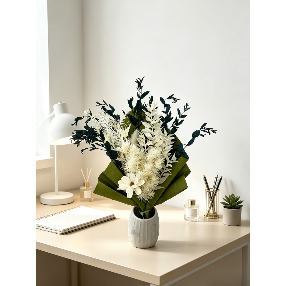 Preserved Dried Flower Bouquet - огляд і ціна Eucalyptus Preserved